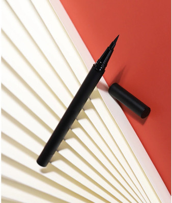 MYEONG Single Stroke Application Black Waterproof Pen Liquid Eyeliner Eye Finish 2.5 g(Black)