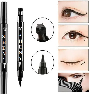Sheny best eyeliner water proof smudge proof stamp eyeliner,star shape 10 g(black)