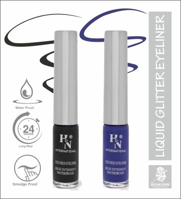 HIGHLIGHT NAILS HN-EL1-CB (EL1-03 ) ( EL1-13) 6 ml(BLACK::ROYAL BLUE)