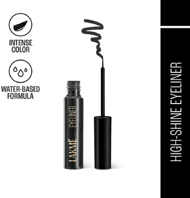Lakmé Unreal Precision Liquid Eye Liner Lightweight & Smudgeproof 4.5 ml(Black)