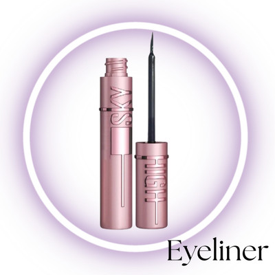 RED4 Liquid Eye Liner Black, Long Lasting Matte Waterproof ps1 4 ml(Black)