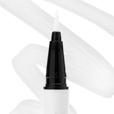 YAWI Quick Drying Long Lasting, Matte & Felt Tip Applicator Waterproof Eyeliner 2.5 g(WHITE)