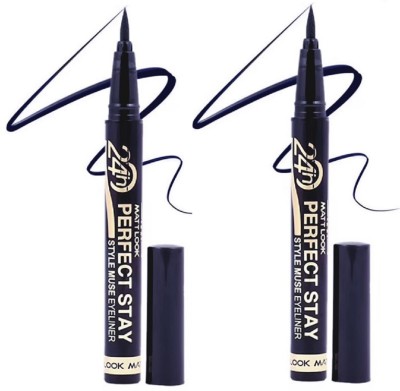 MATTLOOK Perfect Stay Style Muse Eyeliner 24 Hours, Deep Blue-Pack of 2 2 g(Deep Blue)
