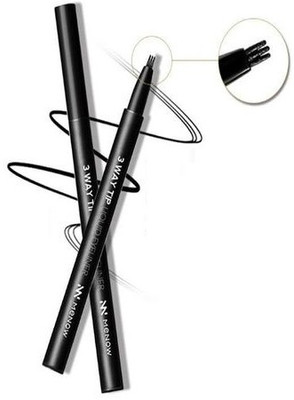 HUZURLU Natural Smudge Proof Water-resistant Liquid Eyeliner 1.2 g(Black)