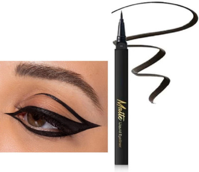 EVERERIN Sketch Matte Liquid Eyeliner Jet Black Waterproof 1.5 ml(black)