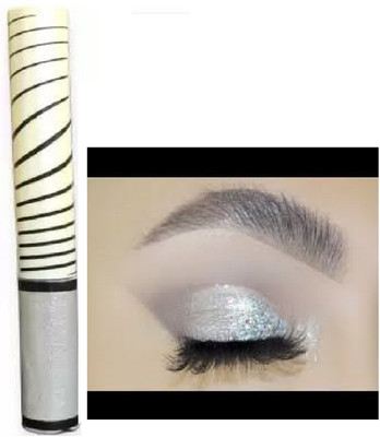 Luipui silver color eye liner waterproof and smudge proof pack of 1 5 ml(SILVER)