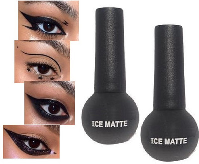 tanvi27 Smudge proof Ice Matte Black Eyeliner 4 ml(BLACK)