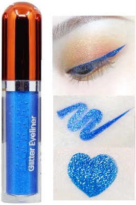 Yuency WATER PROOF & SMUDGE PROOF BLUE LIQUID SHIMMER YE LINER 5.5 ml(blue)