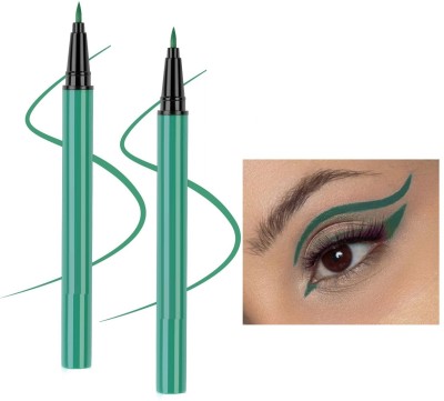 Arcanuy Green Liquid sketch Eye liner Waterproof Long Lasting 6 g(green)