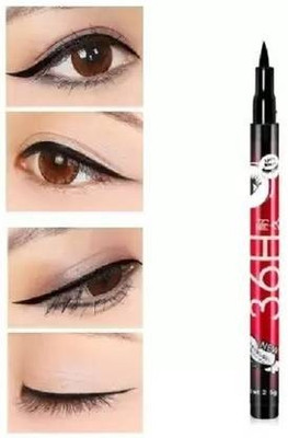 VTHIN Water & Smudge Proof 36 Hour Long Lasting Liquid EyeLiner Pack of 1 3 ml(black)