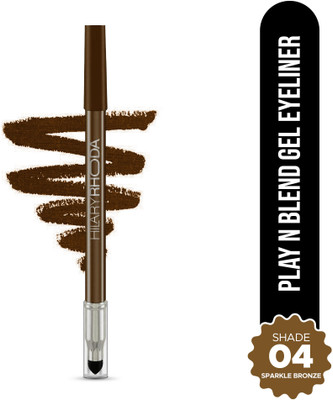 Hilary Rhoda Play n Blend Gel Eyeliner | Highly Pigmented | Matte & Shimmer Finish Eyeliner 1.5 g(Sparkle Bronze)