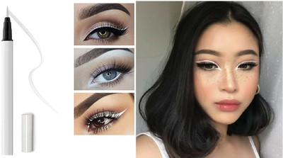 BLUEMERMAID WHITE SKETCH EYELINER FOR EYE MAKEUP 2 ml(WHITE)