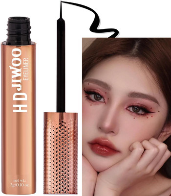 Jiwoo Easy & Precise Application Quick Drying Eye Liner Korean Makeup 3 g(BLACK)