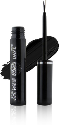 Dave Intense Matte Finish 24HR Long Lasting Waterproofs Black Eyeliner 3.5 ml(Black)