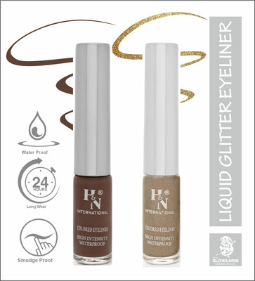 HIGHLIGHT NAILS HN-EL1-CB (EL1-04 ) ( EL1-06) 6 ml(CHERRY WOOD::GLITTER BROWN)
