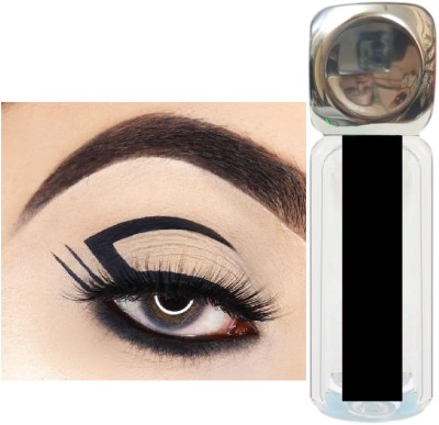 tanvi27 Hot Eye Looks Waterproof Long Lasting Quick-Drying Liquid Jet Black Eyeliner 3.5 g(Jet Black)