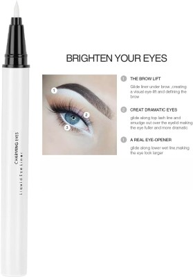Yuency white sketch eyeliner pen | white eyeliner | liquid eyeliner pen 3 ml(WHITE)