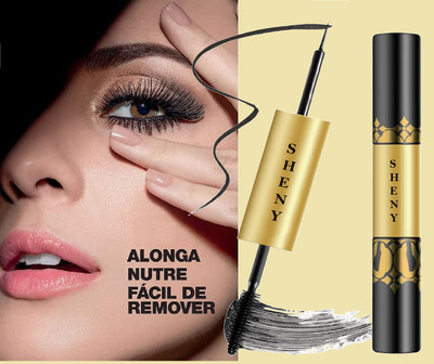 Sheny soft and smooth 2 in 1 eyeliner and mascara waterproof and long lasting 8 ml(BLACK)