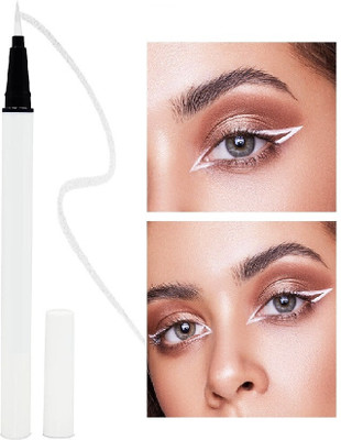 Arcanuy White sketch pen eyeliner smudge proof eyeliner 3 g(white)