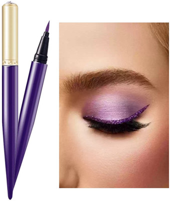 Latixmat Metallic Eyeliner Sketch Long Wear shimmer Eye Liner Pen 1.5 g(Purple)