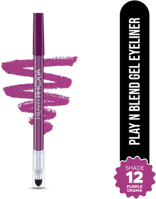 Hilary Rhoda Play n Blend Gel Eyeliner | Highly Pigmented | Matte & Shimmer Finish Eyeliner 1.5 g(Purple Drama)