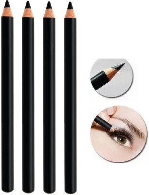 THTC 4pc Pencil Liner Kajal 2 in 1 4 ml(Black)