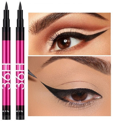 Wonholli Long Lasting Smudge Proof Sketch Pen Eyeliner 5 g(BLACK)
