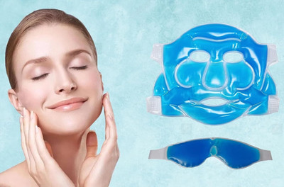 Elecsera Face Mask and Eye Mask Gel Cool face Mask and Eye Mask Suitable for All(100 ml)