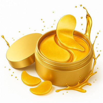 STYLEMBR Under Eye Patches - 60 Pcs - 24K Gold Eyes Mask(60 ml)