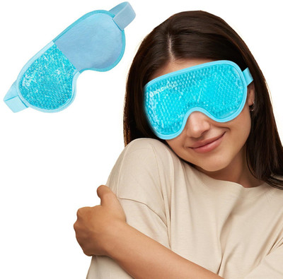 LUXONIX' Cooling Eye Gel Sleep Mask – Relieve Puff, Dark Circles, Relaxing & Comfortable(100 g)