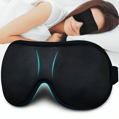 Comfortinglives Reusable and washable Foam Eye Mask Reusable for sleeping and meditation(15 g)