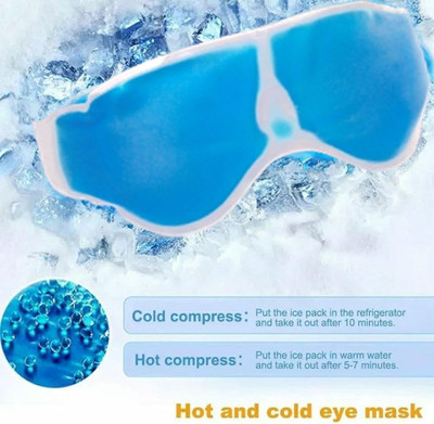ExpressHub Cooling Gel Relaxing Eye Mask For Sleeping with Adjustable Strap For Men & Women(50 g)