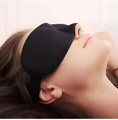 Shree GRB 3D LIGHT BLOCK SLEEP EYE MASK FLEXIBLE & ADJUSTABLE TO FIT ALL HEAD SIZE F6(1 ml)