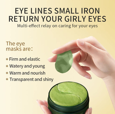 KAIASHA any time use Eye Masks to Reduce Dark Circles, Puffiness Fine Lines & Wrinkles(180 g)