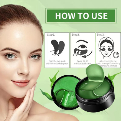 Arcanuy Eye Mask, Eye Gel Pads, Green Tea Under Eye Patches, Firming Eye Mask,(100 ml)
