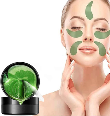 CATERINACHIARA Hydrogel Under Eye Patches with Green Tea and Cucumber(60 g)