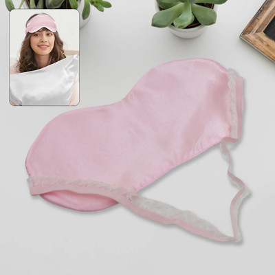 FUZAC soft silky eye mask for sleeping comfortable travel eyeshade for women and men(10 g)