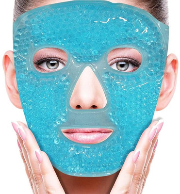 YIQELU Face Eye Mask Ice Pack With Foam Earplugs Reduce Puffiness Bags Under Eyes(10 ml)