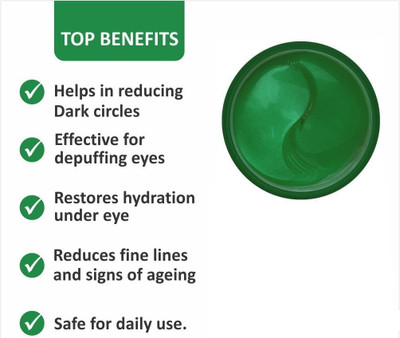 HUZURLU Eye Masks to Reduce Dark Circles, Puffiness Fine Lines & Wrinkles.(85 g)