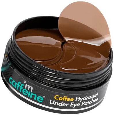 mCaffeine Coffee Hydrogel Under Eye Patches for Dark Circles & Hydration | Women & Men(90 g)
