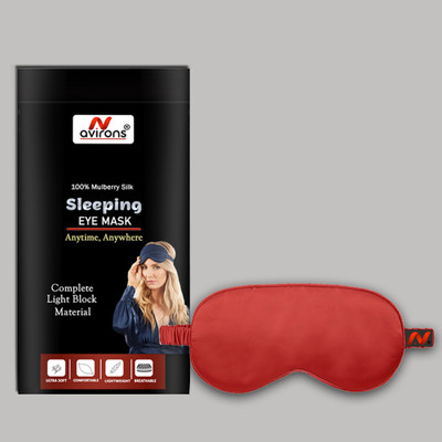 Avirons Sleep Eye Mask Super Smooth and Super Soft & Comfortable for Women and Men(200 g)