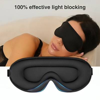 Comfortinglives Foam padded Travelling Sleeping Eye Mask for sleeping at home or on the go(15 g)