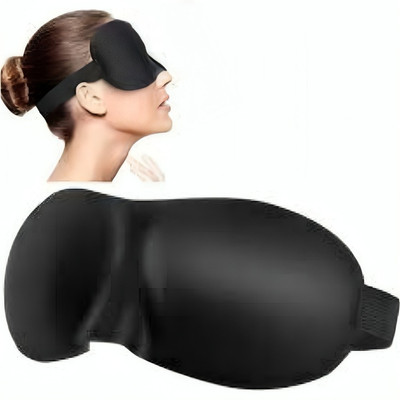 Comfortinglives Blackout 3d Memory Foam Eye Mask for uninterrupted peaceful sleep(15 g)