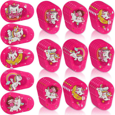 Zorbes 40Pcs Eye Patches for Kids Unicorn Breathable Cotton for Eyesight Correction(0.049 g)