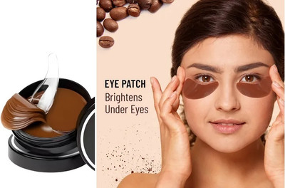 GABBU Under Eye Patches for Dark Circles Cooling Under Eye Patch Coffee(100 ml)