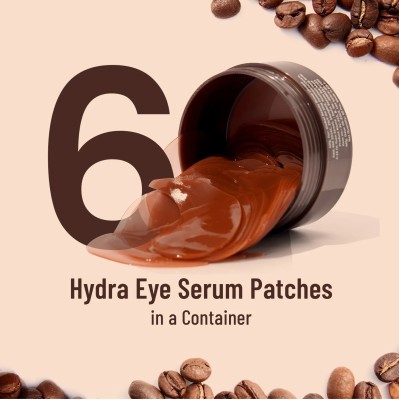 THTC Coffee Hydrogel Under Eye Patches for Dark Circles with Hyaluronic(84 g)