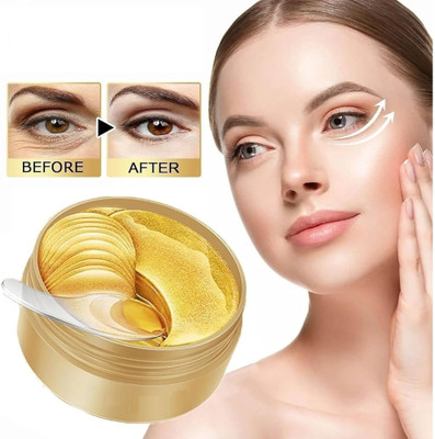 HUZURLU Hydrating Eye Mask Patches Anti-Aging Under Eye Gel Pads(60 ml)