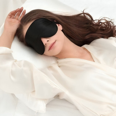 Comfortinglives Adjustable strap Night Eye Mask Shade for a snug and restful sleep(15 g)