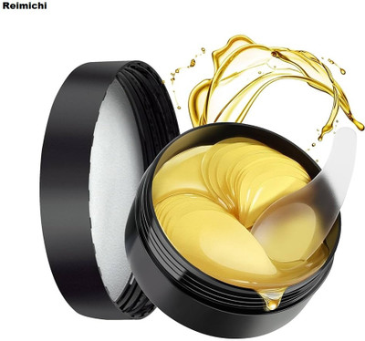 REIMICHI 24K Gold Eye Patches Eye Mask for Dark Circles,Puffiness & Wrinkles(60 ml)