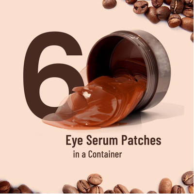 GFSU - GO FOR SOMETHING UNIQUE Coffee Hydrogel Under Eye Patches for Dark Circles(60 ml)